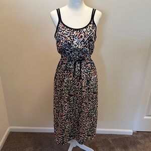 Athleta Multicolor Patterned Midi Dress